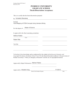 purdue university - ScholarWorks