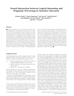 Neural Interaction between Logical Reasoning and Pragmatic