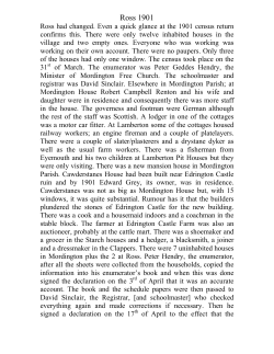 Ross 1901 - Community Council Website