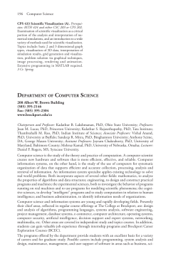 Computer Science - The College at Brockport