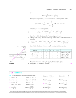 321 gives f(x) &minus; x3 x2 1 1 &minus; x 2 x x2 1 1 This equation suggests that y
