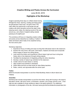 Creative Writing and Poetry Across the Curriculum June