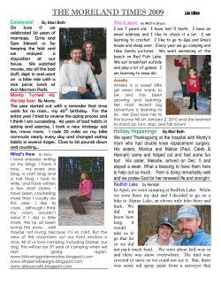 2009 - Monty Moreland Family