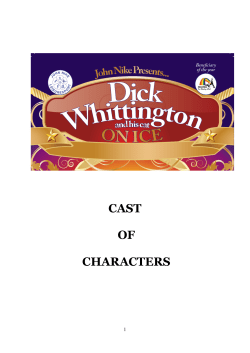 CAST OF CHARACTERS - Bracknell Ice Skating Club