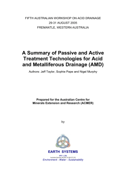A Summary of Passive and Active Treatment