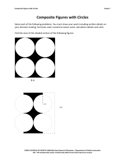 Composite Figures with Circles