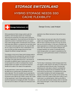 Hybrid Storage Needs SSD Cache Flexibility-Handout
