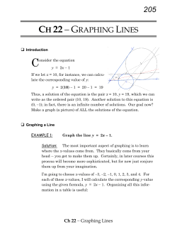 CH 28 - GRAPHING - Math With Steve
