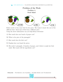 Problem of the Week - Sino Canada School