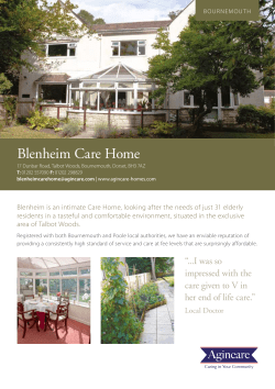 Blenheim Care Home
