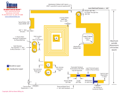 Maximum outside dimensions of 4 inches square Resistive Layer