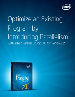 Add Parallelism - Intel&reg; Software