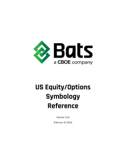 Bats Symbology Reference