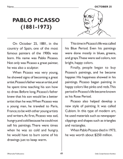pablo picasso (1881-1973)