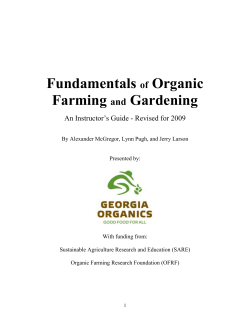 Fundamentals of Organic Farming and Gardening