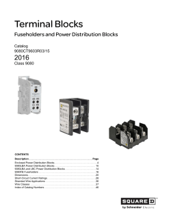 Terminal Blocks - Schneider Electric