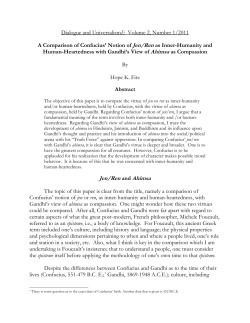 Dialogue and UniversalismE Volume 2, Number 1/2011