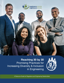 30 by 30 - Engineers Canada