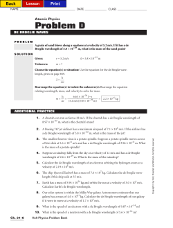 Atomic Physics Problem D