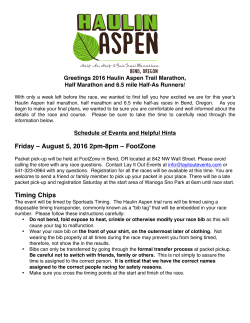Friday – August 5, 2016 2pm-8pm – FootZone