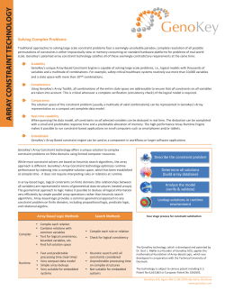 Array Constraint 4 pager