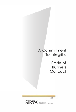 Integrity: Code Commitment Conduct Business To of A