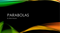 parabolas - Newport AOIT