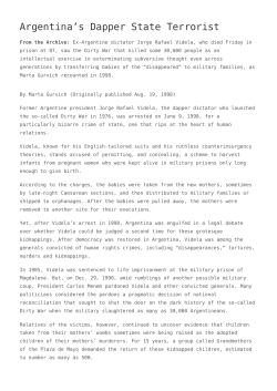 s Dapper State Terrorist,Baby-Snatching