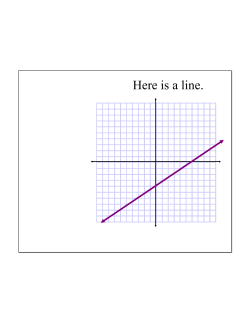 Here is a line.