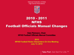 2008 NFHS Football Rules Committee Meeting