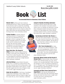Booklist-Elementary-English