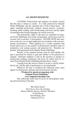 script sample - Original Works Publishing