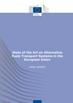 State of the Art on Alternative Fuels Transport Systems in the