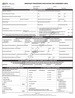 Merchant Processing Application