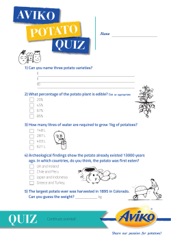 AVI10947 - Potato Quiz 2-sided A4 Flyer.indd