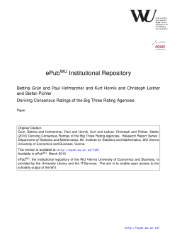 deriving consensus ratings of the big three rating agencies