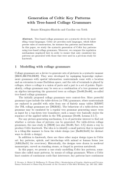 Generation of Celtic Key Patterns with Tree
