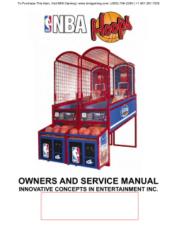 owners and service manual