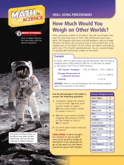 How Much Would You Weigh on Other Worlds?