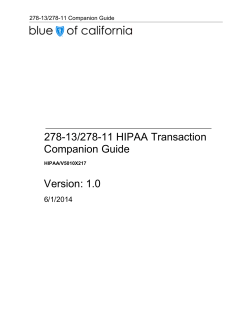 278 Guide - Blue Shield of California