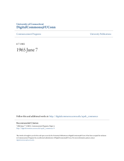1965 June 7 - DigitalCommons@UConn