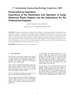 Preservation by Operation