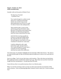 Fall 2013 Chapel &ndash; October 16 - Northwest Nazarene University