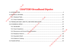 CHAPTER9 Broadband Dipoles