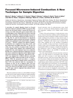 Focused Microwave-Induced Combustion