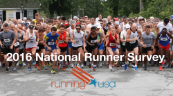 2016 National Runner Survey