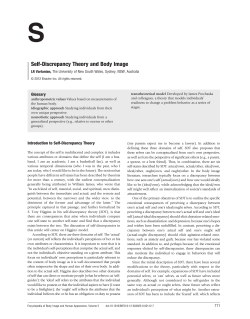 Self-Discrepancy Theory and Body Image