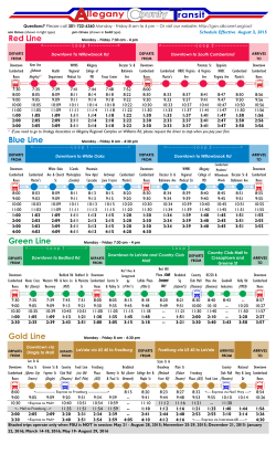Red Line Blue Line Green Line Gold Line