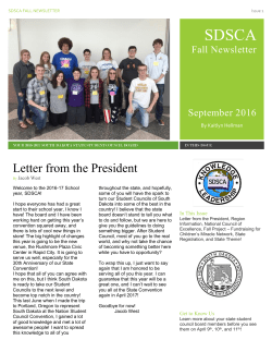 Letter from the President