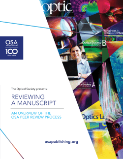 reviewing a manuscript